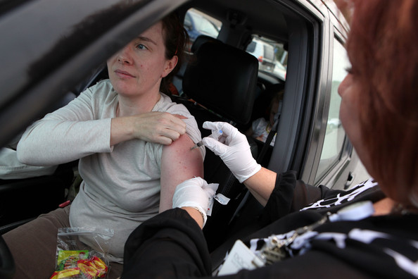 Drive-through-vaccinations